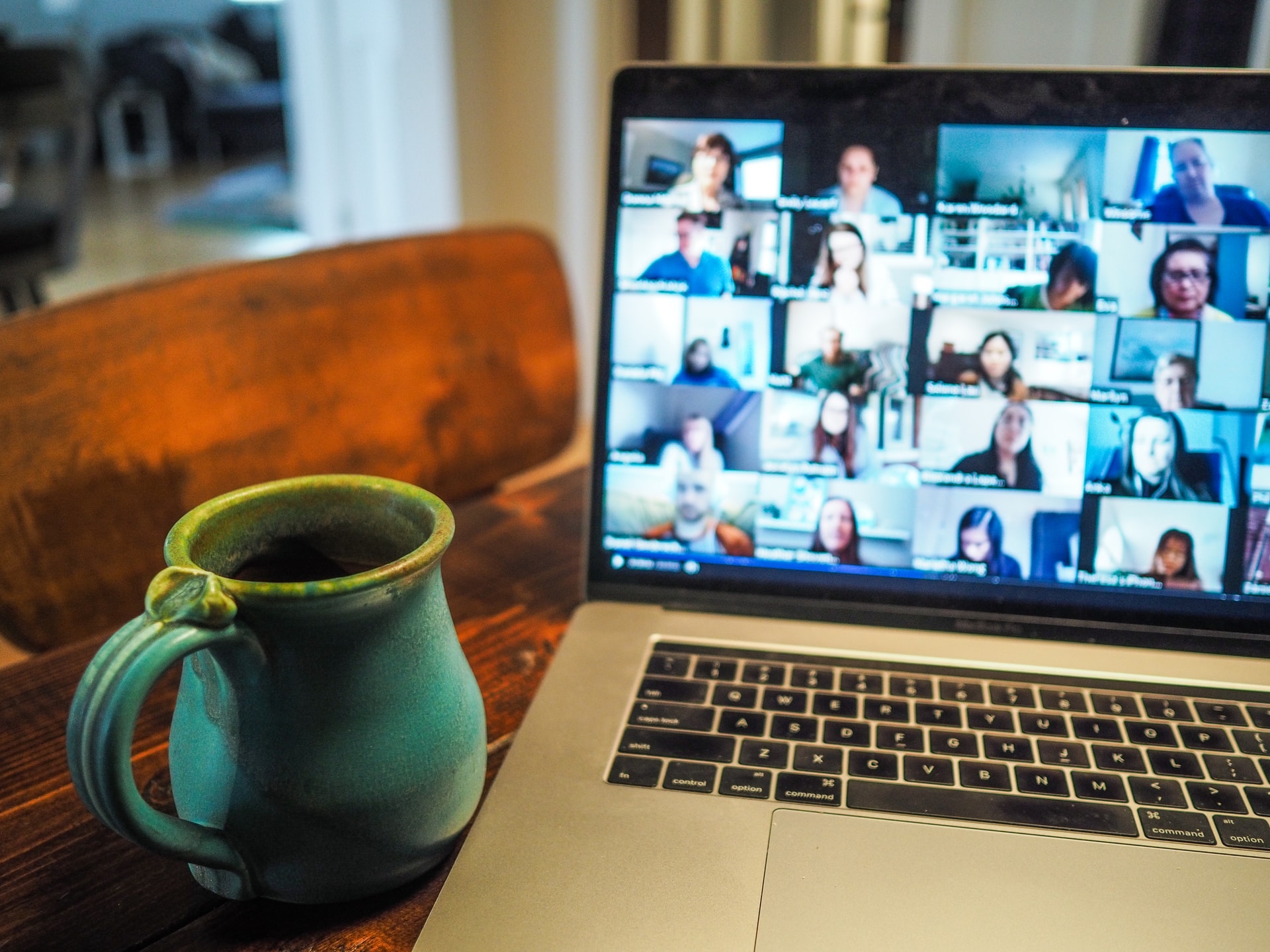 computer video conference hybrid meeting