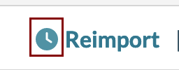 A screenshot highlighting the clock icon on the terms page