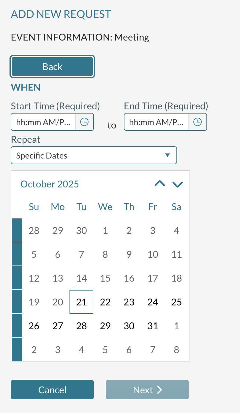 How to Submit an Event Request From the Mazévo Website