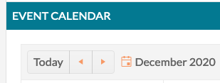 Calendar Navigation Buttons