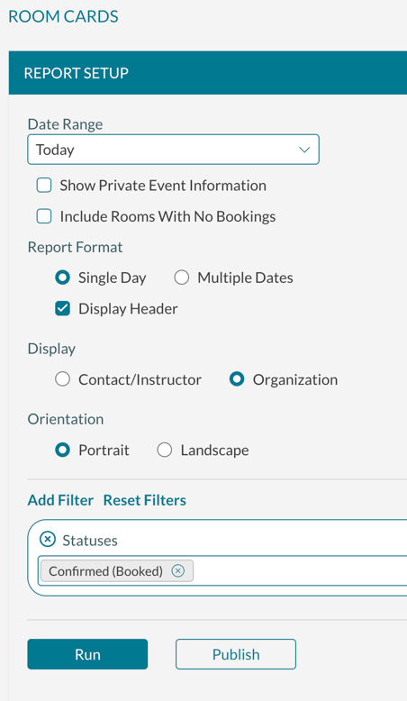 Preparing to run Room Cards
