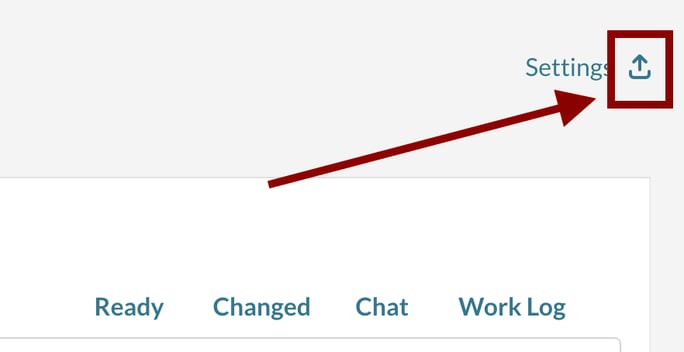 Sharing your settings as a manager