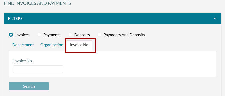 Invoice Pin Checker How to Locate an Invoice, Payment, or Deposit