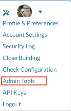 Using the Admin Tools