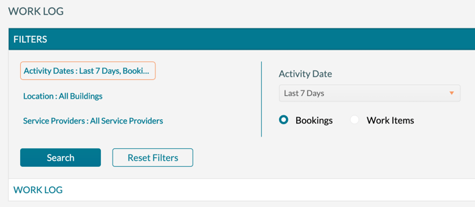 Work Log - Filter