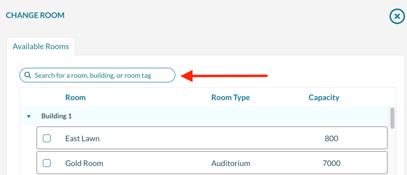 change room search bar 2025