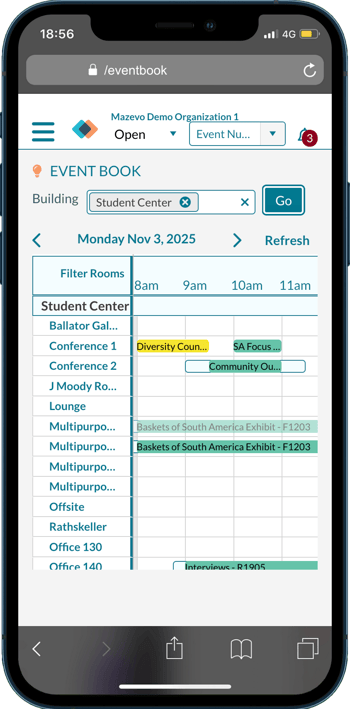 event book on phone 2025