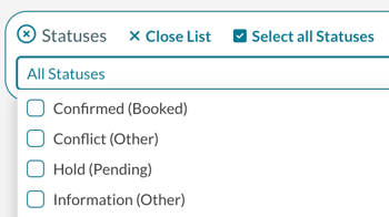new requester status types on report filters 2025
