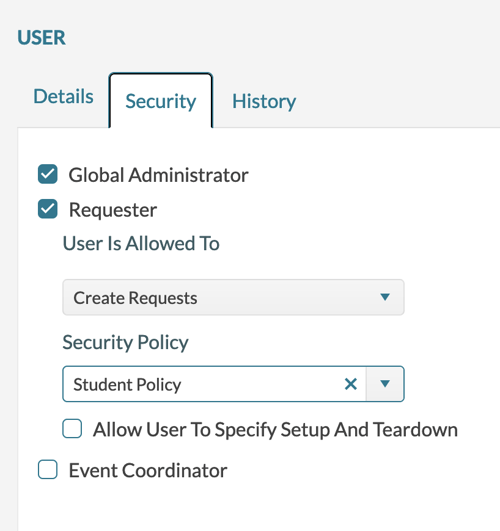 security policy on user account 2024