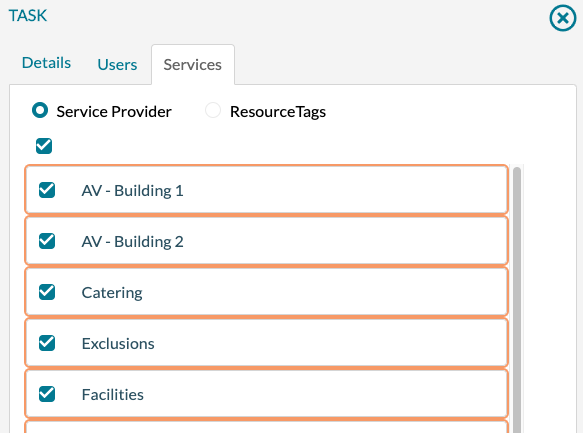 Task - Services