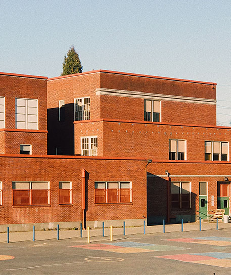 brick school building