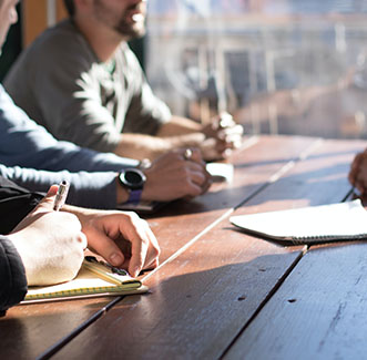 people sitting at a table