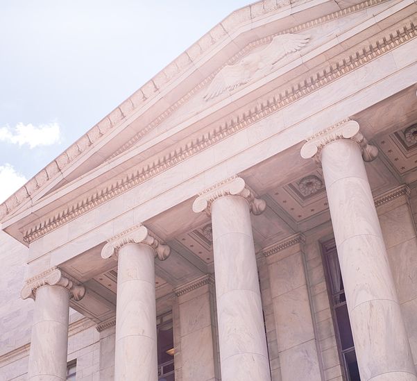 government building with columns