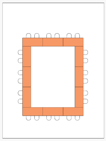 mazevo hollow square room setup