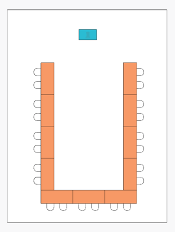 mazevo u shape room setup