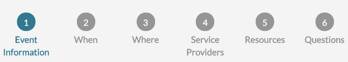 room scheduling progress indicator