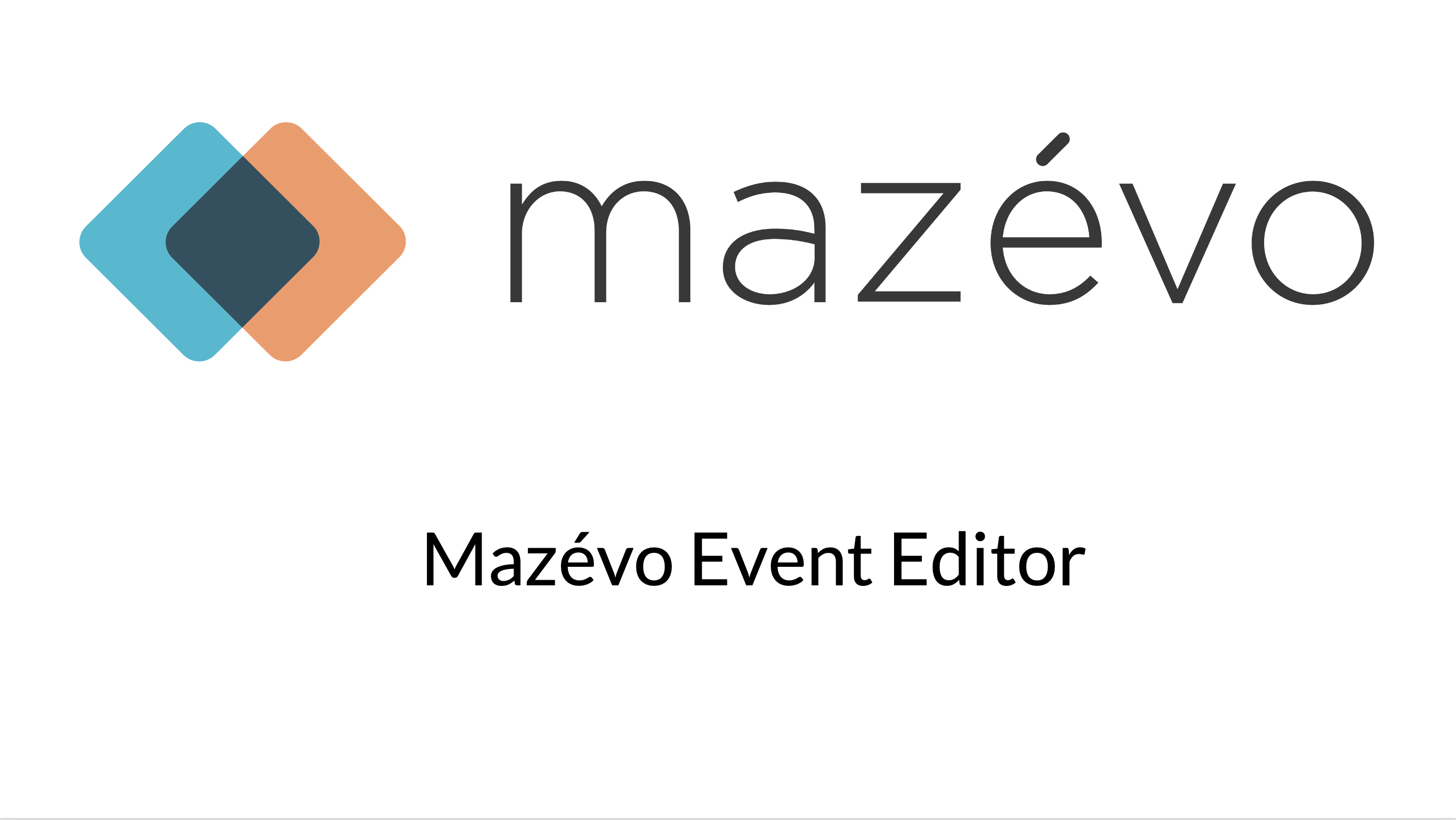 Mazévo Event Editor Preview