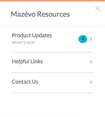 mazevo product updates