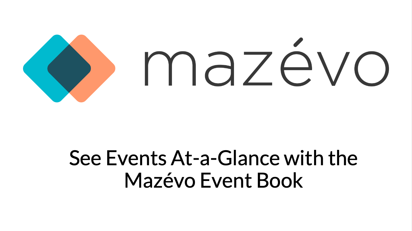 mazevo event book title page